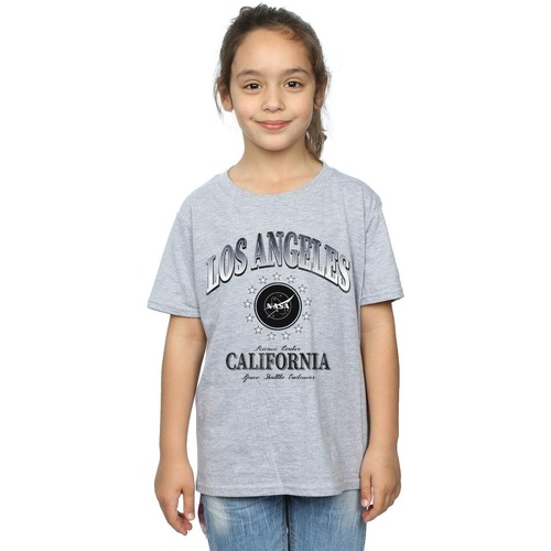 Abbigliamento Bambina T-shirts a maniche lunghe Nasa California Science Centre Grigio