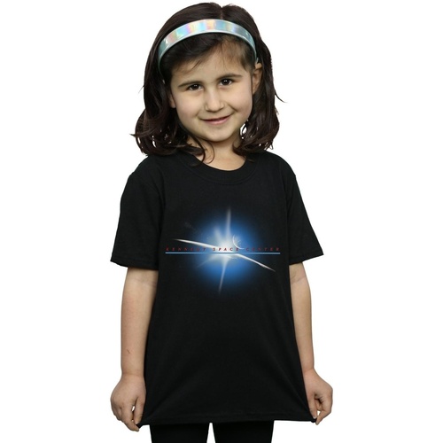 Abbigliamento Bambina T-shirts a maniche lunghe Nasa Kennedy Space Centre Planet Nero