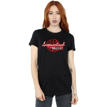 Abbigliamento Donna T-shirts a maniche lunghe Supernatural The Musical Nero