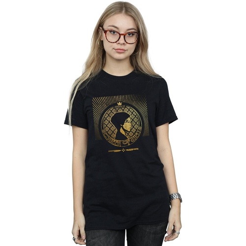 Abbigliamento Donna T-shirts a maniche lunghe Supernatural Abbadon Crest Nero