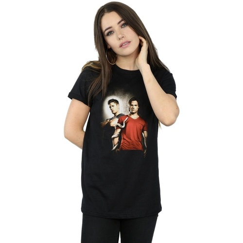 Abbigliamento Donna T-shirts a maniche lunghe Supernatural Heaven And Hell Nero