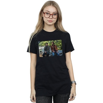 Abbigliamento Donna T-shirts a maniche lunghe Supernatural Impala Brothers Nero
