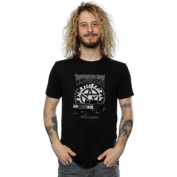 Abbigliamento Uomo T-shirts a maniche lunghe Supernatural Winchester Bros Nero