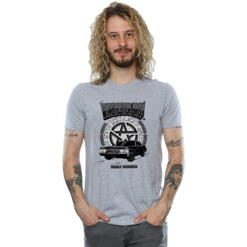 Abbigliamento Uomo T-shirts a maniche lunghe Supernatural Winchester Bros Grigio