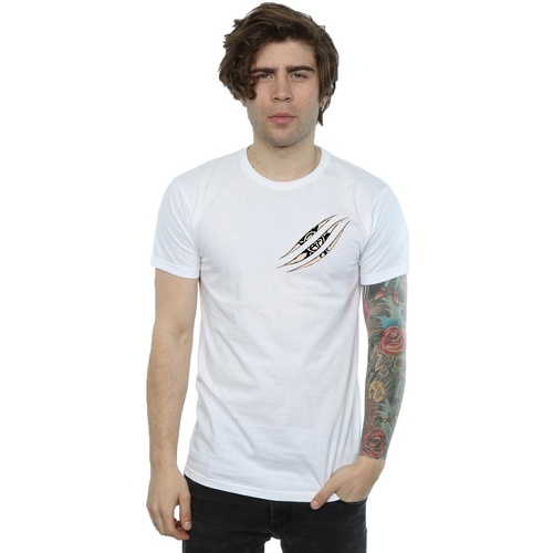 Abbigliamento Uomo T-shirts a maniche lunghe Supernatural Symbol Scratch Bianco