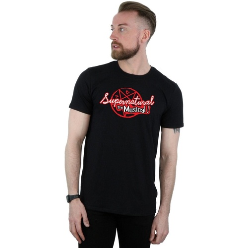 Abbigliamento Uomo T-shirts a maniche lunghe Supernatural The Musical Nero
