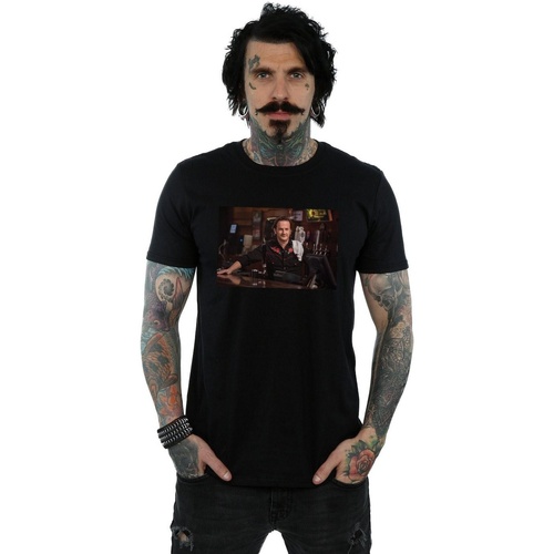 Abbigliamento Uomo T-shirts a maniche lunghe Supernatural Gabriel's Bar Nero