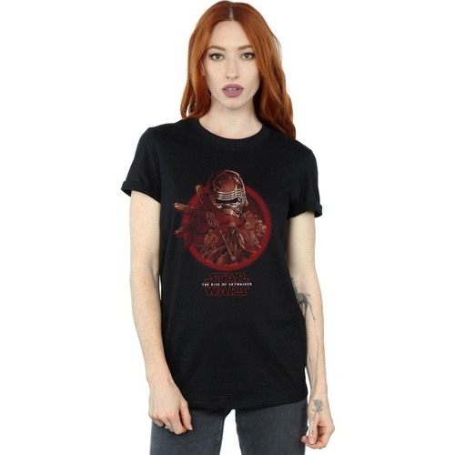 Abbigliamento Donna T-shirts a maniche lunghe Star Wars The Rise Of Skywalker Knights Of Ren Nero