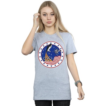 Abbigliamento Donna T-shirts a maniche lunghe Nasa Classic Rocket 76 Grigio