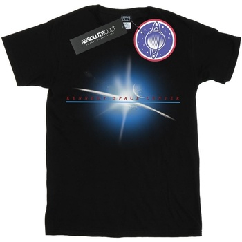 Abbigliamento Donna T-shirts a maniche lunghe Nasa Kennedy Space Centre Planet Nero