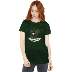 Abbigliamento Donna T-shirts a maniche lunghe Nasa Apollo 11 Vintage Verde
