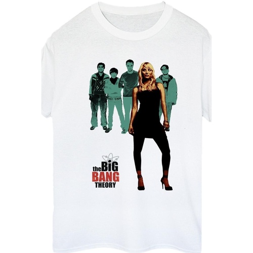 Abbigliamento Donna T-shirts a maniche lunghe The Big Bang Theory Penny Standing Bianco