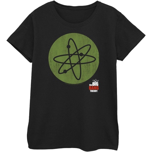 Abbigliamento Donna T-shirts a maniche lunghe The Big Bang Theory Big Bang Icon Nero