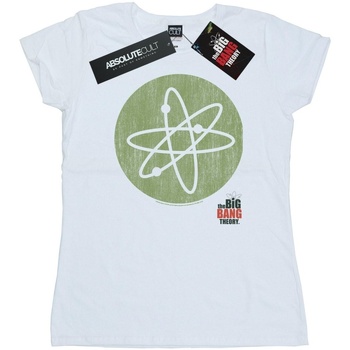 Abbigliamento Donna T-shirts a maniche lunghe The Big Bang Theory Big Bang Icon Bianco