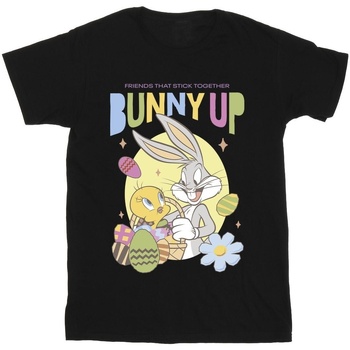 Abbigliamento Bambino T-shirt maniche corte Dessins Animés Bunny Up Nero