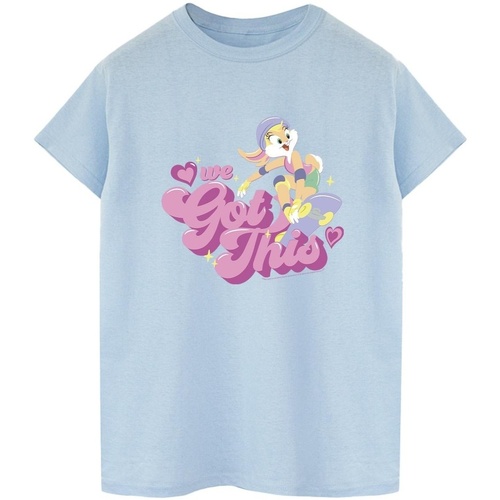Abbigliamento Donna T-shirts a maniche lunghe Dessins Animés Lola We Got This Skate Blu