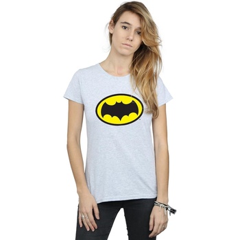 Abbigliamento Donna T-shirts a maniche lunghe Dc Comics Batman TV Series Logo Grigio