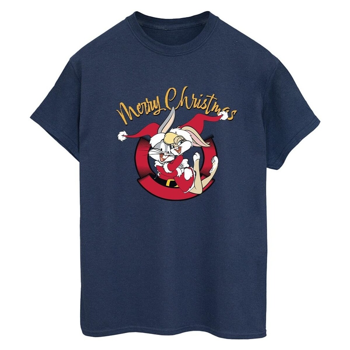 Abbigliamento Donna T-shirts a maniche lunghe Dessins Animés Lola Merry Christmas Blu