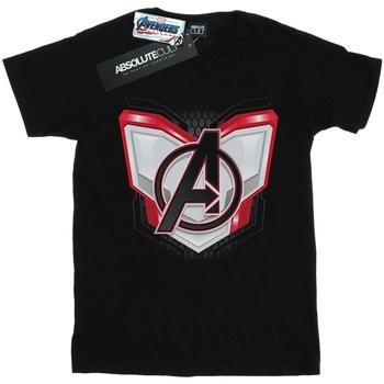 Abbigliamento Bambina T-shirts a maniche lunghe Marvel Avengers Endgame Quantum Realm Suit Nero