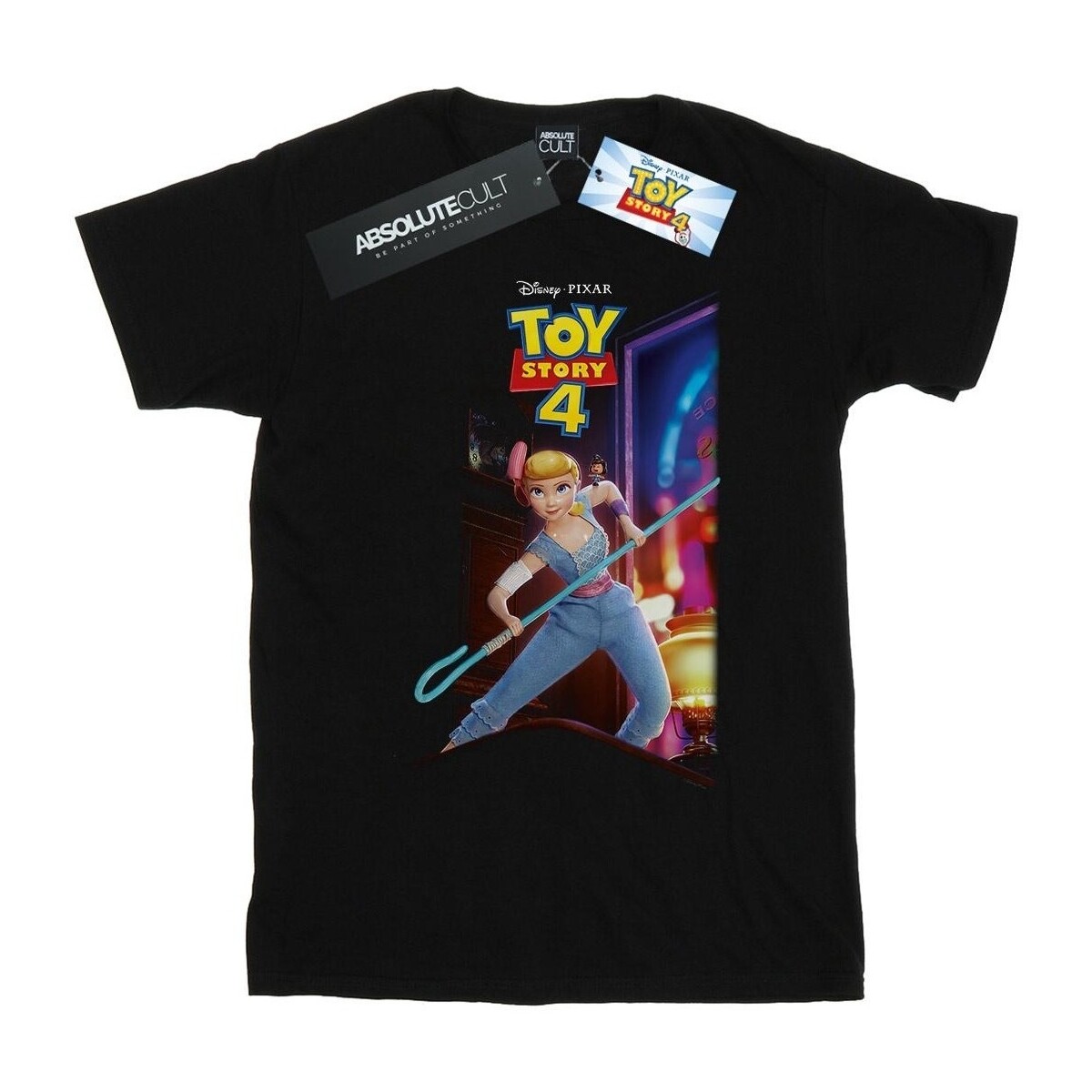 Abbigliamento Uomo T-shirts a maniche lunghe Disney Toy Story 4 Bo Peep And Giggle McDimples Poster Nero
