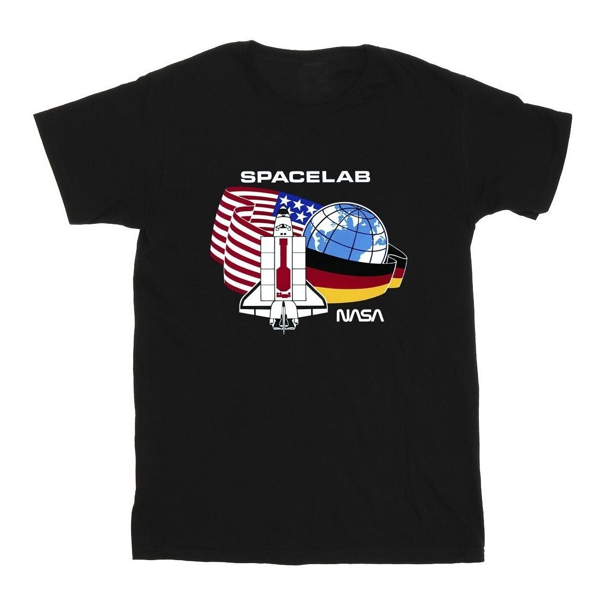 Abbigliamento Uomo T-shirts a maniche lunghe Nasa Space Lab Nero