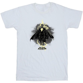 Abbigliamento Uomo T-shirts a maniche lunghe Dc Comics Black Adam Hovering Bolt Bianco