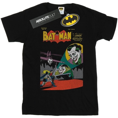 Abbigliamento Uomo T-shirts a maniche lunghe Dc Comics Batman No. 37 Cover Nero