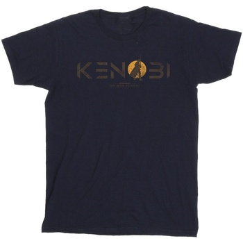 Abbigliamento Uomo T-shirts a maniche lunghe Star Wars: Obi-Wan Kenobi Kenobi Stance Blu