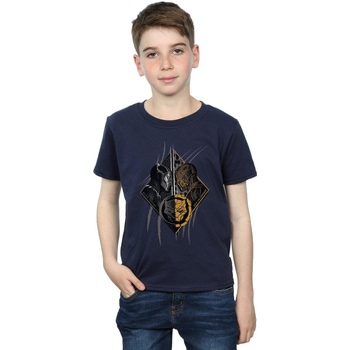 Abbigliamento Bambino T-shirt maniche corte Marvel Black Panther Vs Killmonger Blu