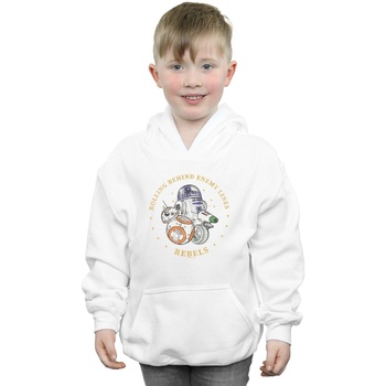 Abbigliamento Bambino Felpe Star Wars: The Rise Of Skywalker Rolling Behind Enemy Lines Bianco