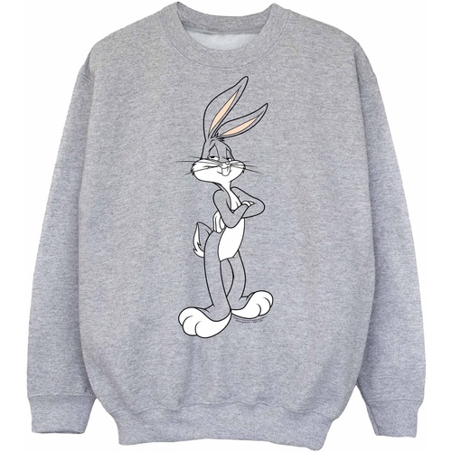Abbigliamento Bambino Felpe Dessins Animés Bugs Bunny Crossed Arms Grigio