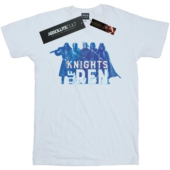 Abbigliamento Bambina T-shirts a maniche lunghe Star Wars: The Rise Of Skywalker Knights Of Ren Glitch Bianco