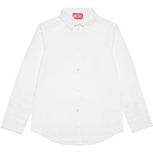 Abbigliamento Bambino Camicie maniche lunghe Diesel J01746-KXBA8 - CPING-K100 Bianco