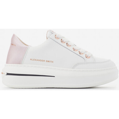 Scarpe Donna Sneakers Alexander Smith sneakers Lancaster white rose LSW 1806 WRS Rosa
