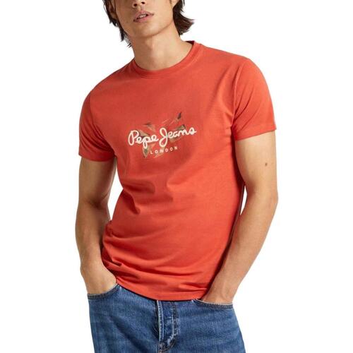 Abbigliamento Uomo T-shirt maniche corte Pepe jeans  Arancio