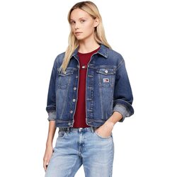 Abbigliamento Donna Giacche in jeans Tommy Jeans MOM CLS JACKET Blu