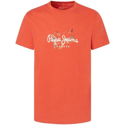 Abbigliamento Uomo T-shirt maniche corte Pepe jeans  Arancio