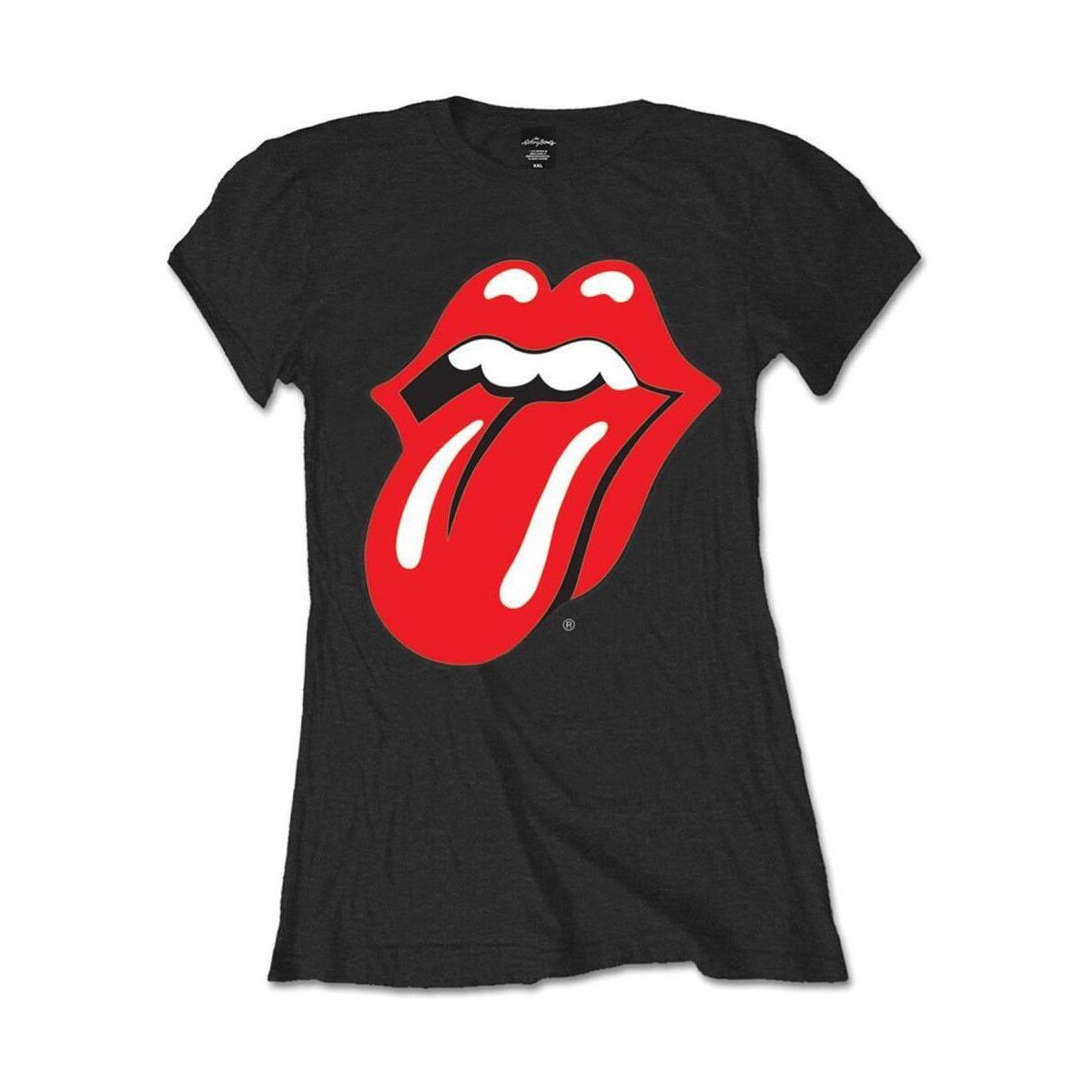 Abbigliamento Donna T-shirts a maniche lunghe The Rolling Stones Classic Nero