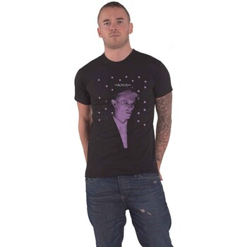 Abbigliamento T-shirts a maniche lunghe David Bowie RO459 Nero