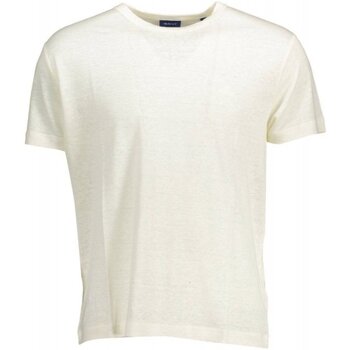 Abbigliamento Uomo T-shirt maniche corte Gant maniche corte 21012023029 - Uomo Bianco
