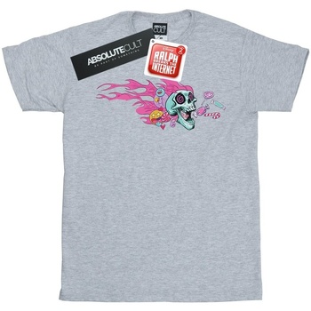 Abbigliamento Uomo T-shirts a maniche lunghe Disney Wreck It Ralph Candy Skull Grigio