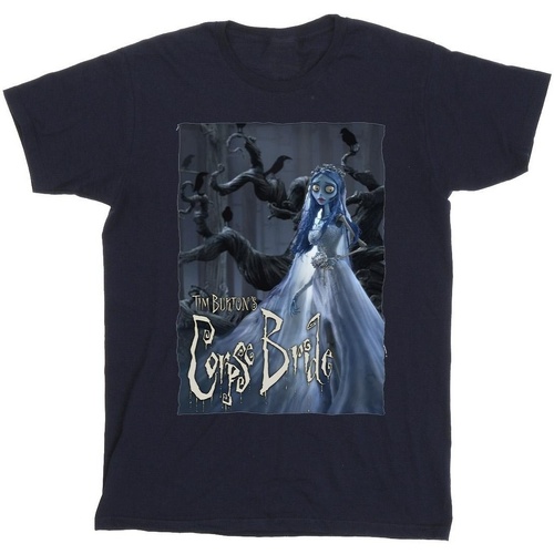 Abbigliamento Uomo T-shirts a maniche lunghe Corpse Bride Wedding Gown Poster Blu