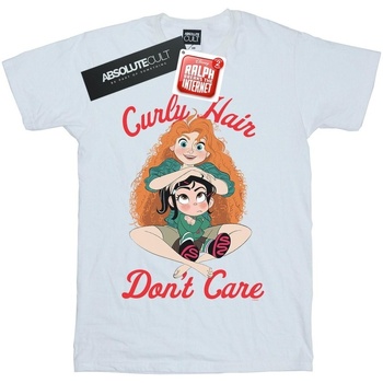 Abbigliamento Uomo T-shirts a maniche lunghe Disney Wreck It Ralph Merida And Vanellope Bianco