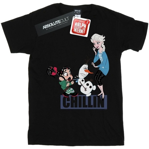 Abbigliamento Uomo T-shirts a maniche lunghe Disney BI52307 Nero