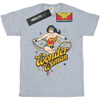 Abbigliamento Uomo T-shirts a maniche lunghe Dc Comics Wonder Woman Stars Grigio