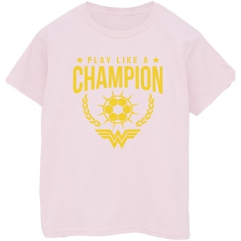 Image of T-shirts a maniche lunghe Dc Comics Wonder Woman Play Like A Champion