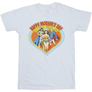 Abbigliamento Uomo T-shirts a maniche lunghe Dc Comics Wonder Woman Mother's Day Bianco
