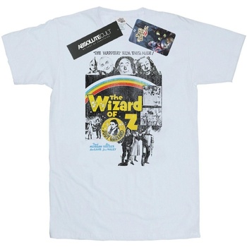 Abbigliamento Uomo T-shirts a maniche lunghe The Wizard Of Oz Distressed Movie Poster Bianco