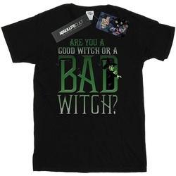 Abbigliamento Uomo T-shirts a maniche lunghe The Wizard Of Oz Good Witch Bad Witch Nero