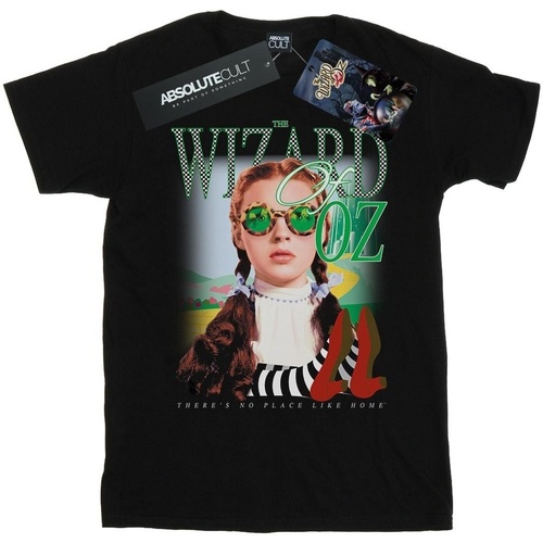 Abbigliamento Uomo T-shirts a maniche lunghe The Wizard Of Oz No Place Checkerboard Nero